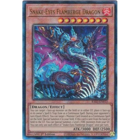 Quarter Century Bonanza - Snake-Eyes Flamberge Dragon