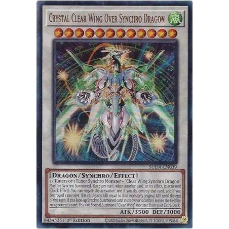 Supreme Darkness - Crystal Clear Wing Over Synchro Dragon