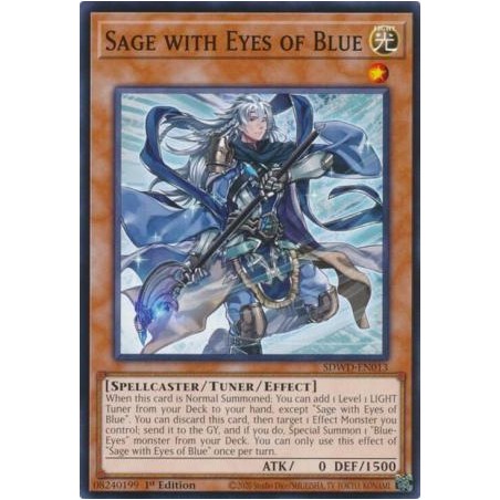 Blue-Eyes White Destiny - Sage with Eyes of Blue