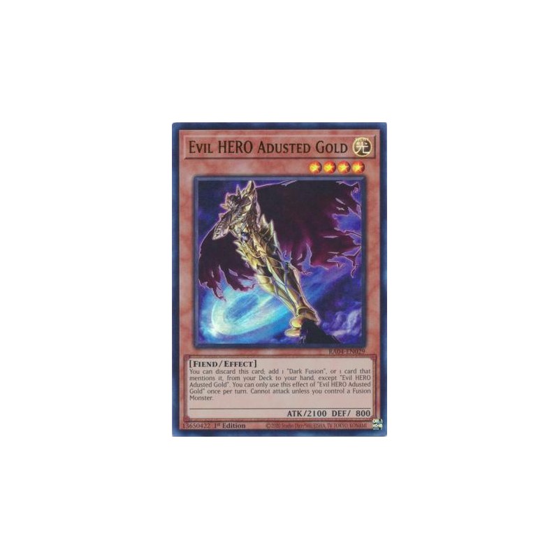 Quarter Century Stampede - Evil HERO Adusted Gold