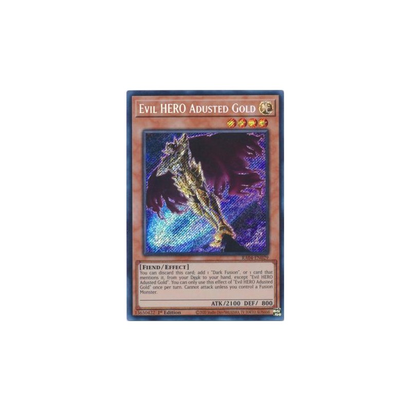 Quarter Century Stampede - Evil HERO Adusted Gold