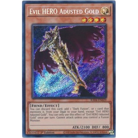 Quarter Century Stampede - Evil HERO Adusted Gold