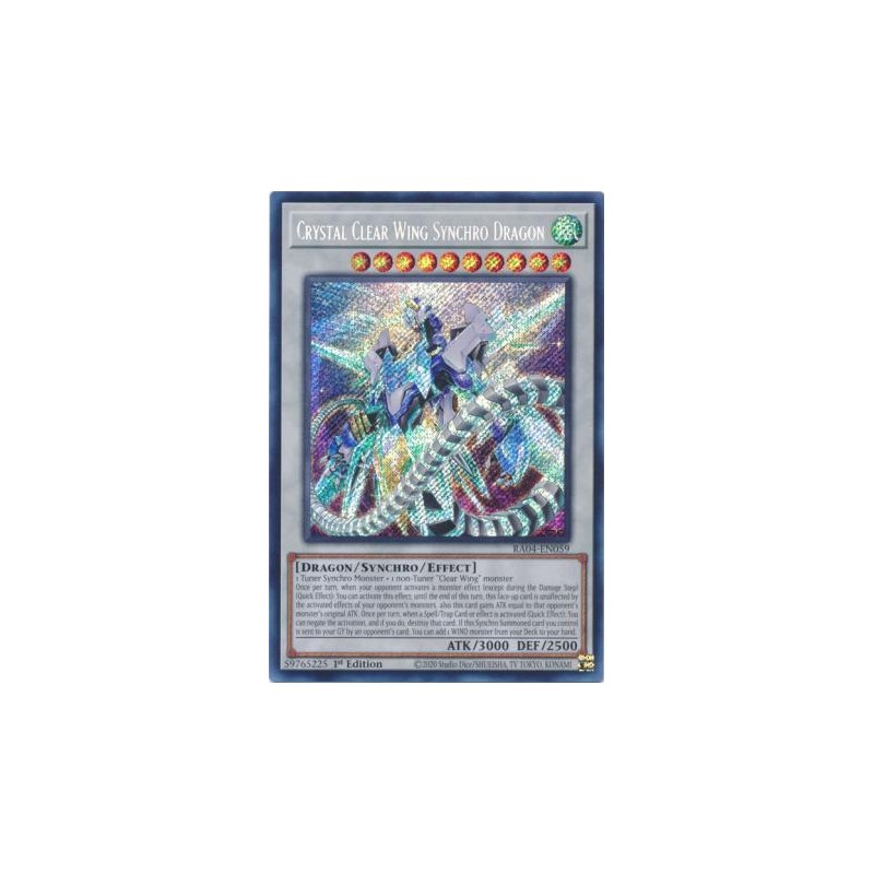 Quarter Century Stampede - Crystal Clear Wing Synchro Dragon