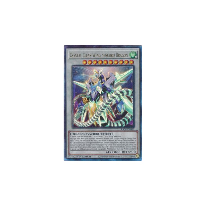 Quarter Century Stampede - Crystal Clear Wing Synchro Dragon