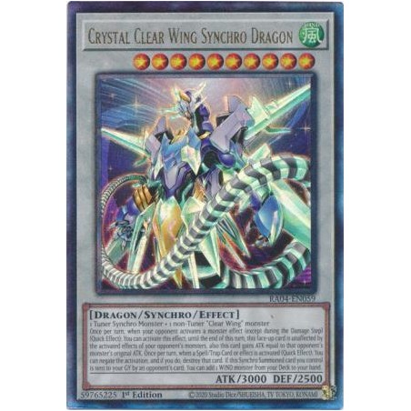 Quarter Century Stampede - Crystal Clear Wing Synchro Dragon