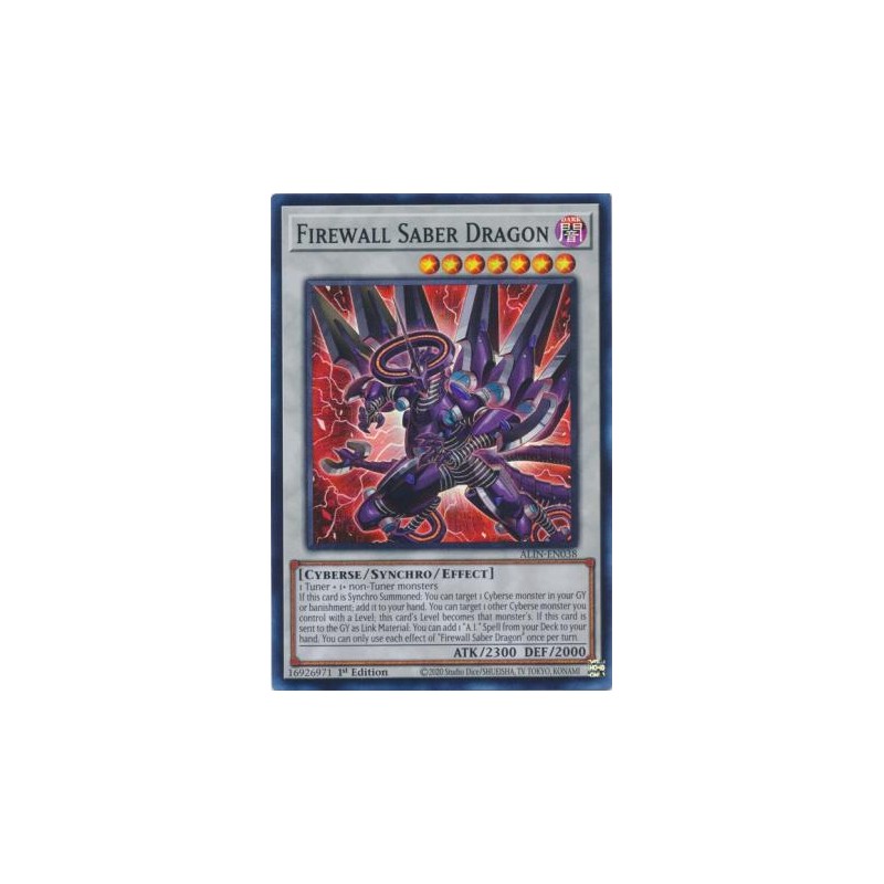 Alliance Insight - Firewall Saber Dragon