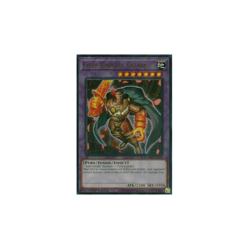 Battles of Legend: Monster Mayhem - Gem-Knight Citrine