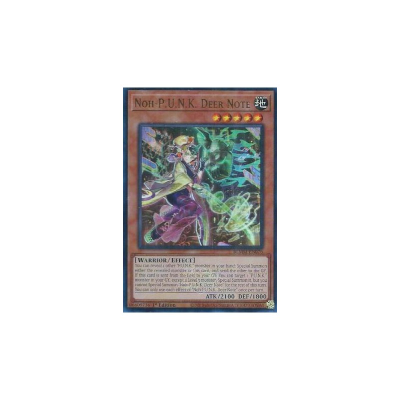 Battles of Legend: Monster Mayhem - Noh-P.U.N.K. Deer Note