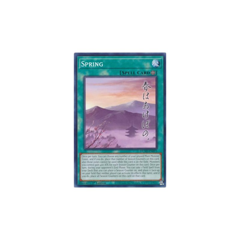 Duelist's Advance - Spring