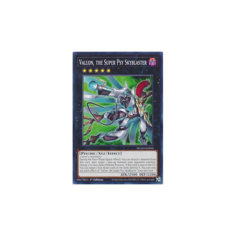 Duelist's Advance - Vallon, the Super Psy Skyblaster