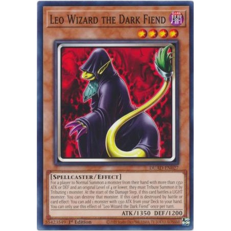 Duelist's Advance - Leo Wizard the Dark Fiend