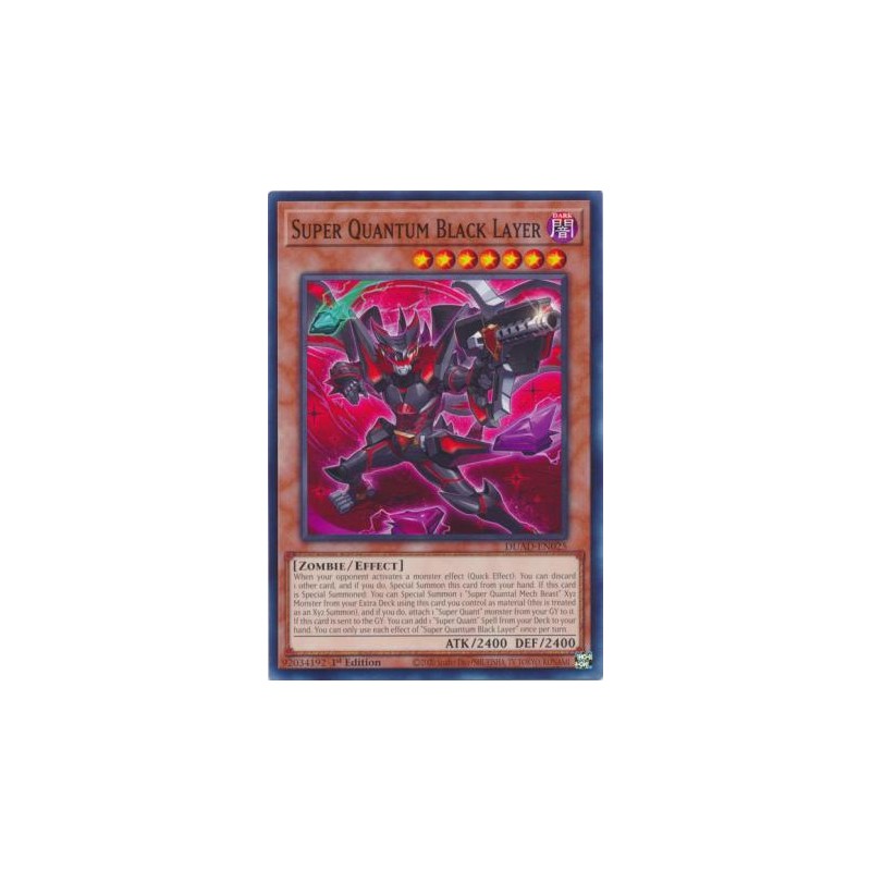 Duelist's Advance - Super Quantum Black Layer