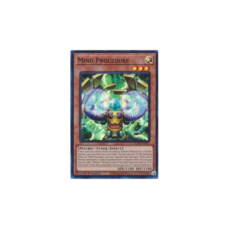 Duelist's Advance - Mind Procedure
