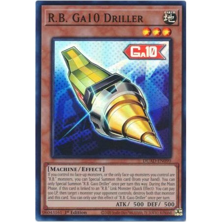Duelist's Advance - R.B. GA10 Driller