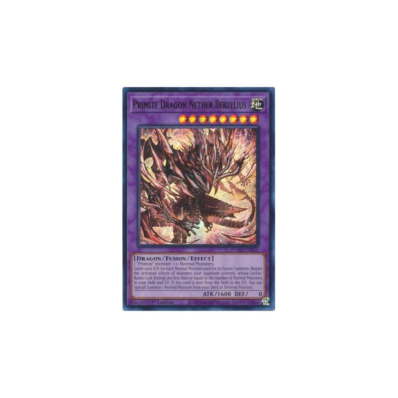 Duelist's Advance - Primite Dragon Nether Berzelius