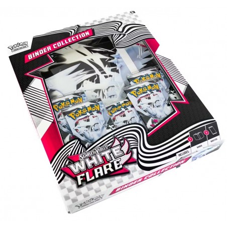 White Flare Binder Collection Box
