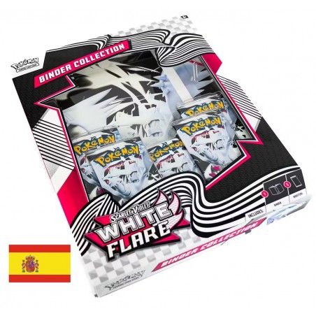 White Flare Binder Collection Box