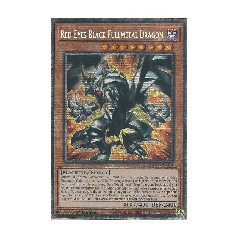 Mega Tin 2025 - Red-Eyes Black Fullmetal Dragon