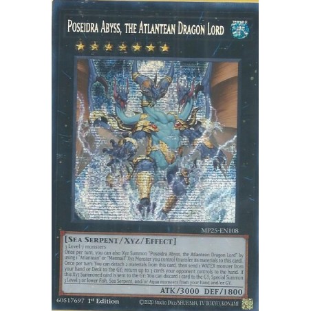 Mega Tin 2025 - Poseidra Abyss, the Atlantean Dragon Lord