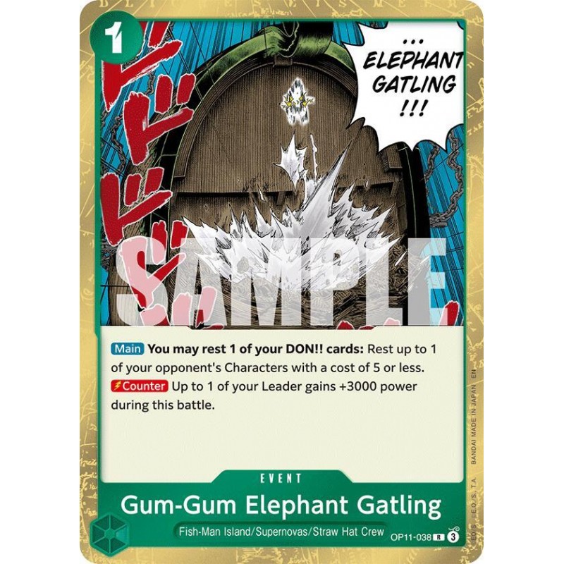 A Fist of Divine Speed - Gum-Gum Elephant Gatling