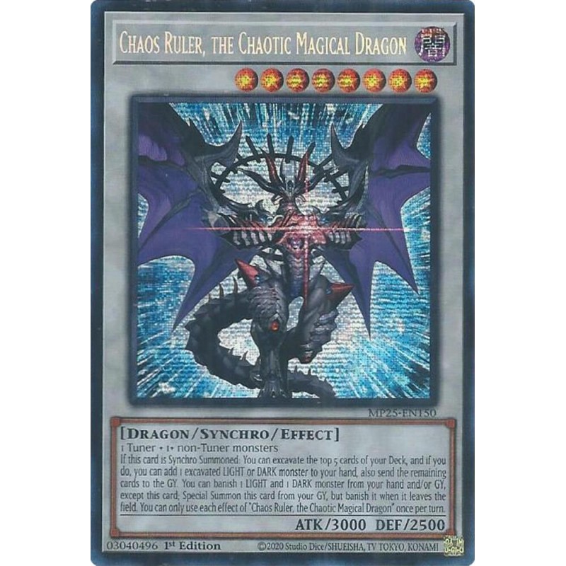 Mega Tin 2025 - Chaos Ruler, the Chaotic Magical Dragon