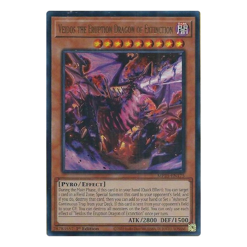 Mega Tin 2025 - Veidos the Eruption Dragon of Extinction