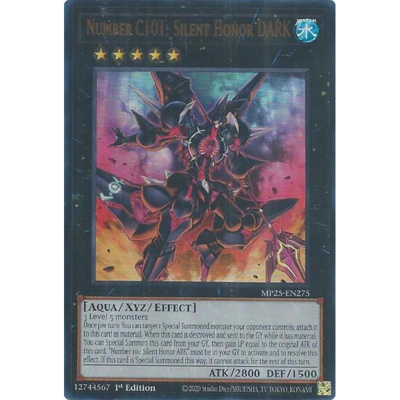 Mega Tin 2025 - Number C101: Silent Honor DARK