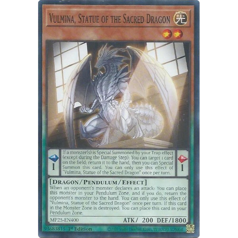 Mega Tin 2025 - Vulmina, Statue of the Sacred Dragon
