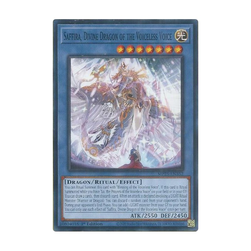 Mega Tin 2025 - Saffira, Divine Dragon of the Voiceless Voice