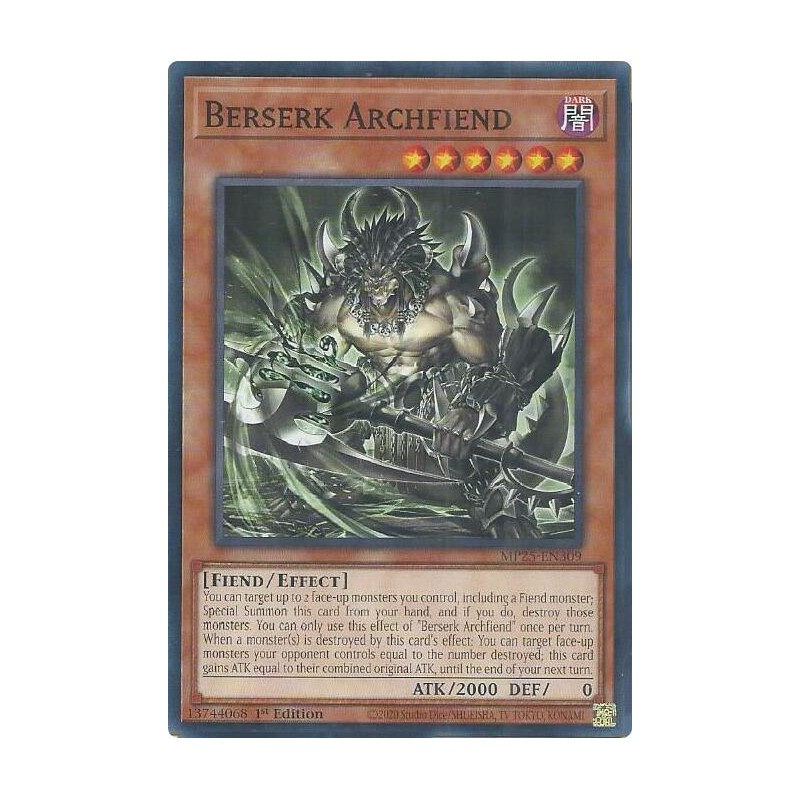 Mega Tin 2025 - Berserk Archfiend