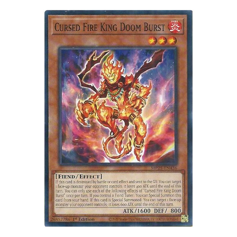 Mega Tin 2025 - Cursed Fire King Doom Burst