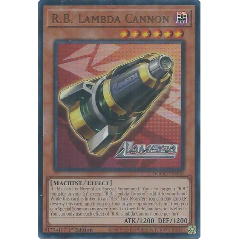 Doom of Dimensions - R.B. Lambda Cannon