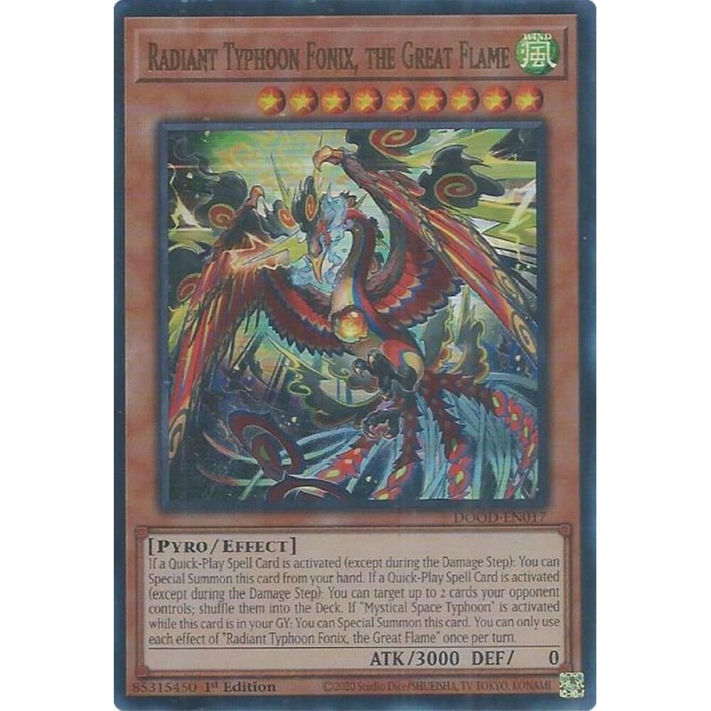 Doom of Dimensions - Radiant Typhoon Fonix, the Great Flame