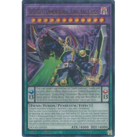 Doom of Dimensions - D/D/D/D Dimensional King Arc Crisis