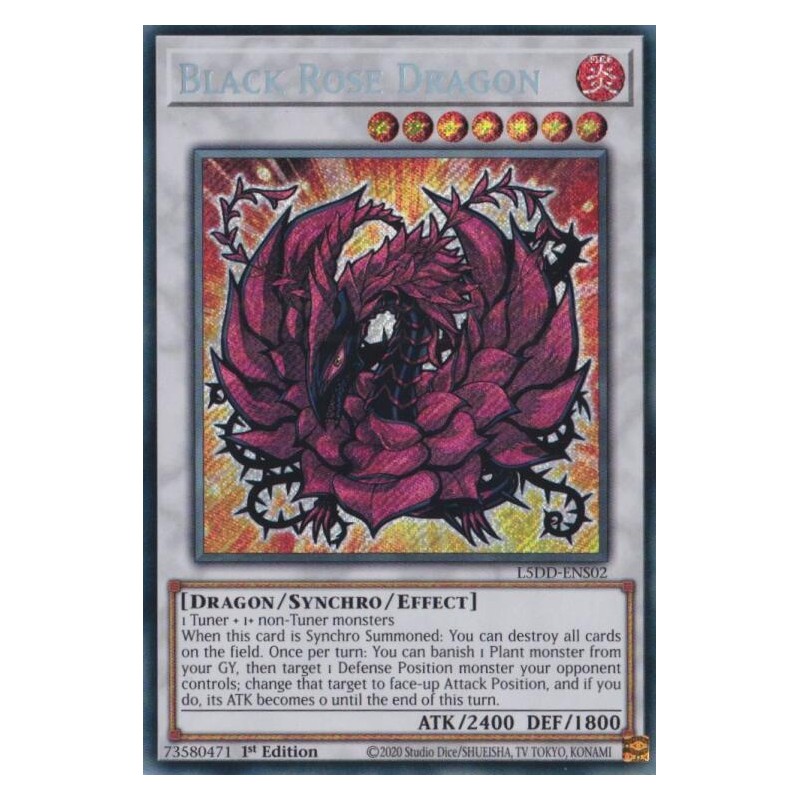 Legendary 5D's Decks - Black Rose Dragon