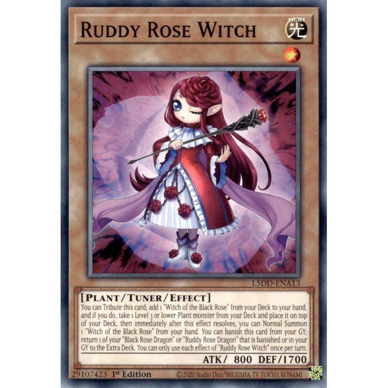 Legendary 5D's Decks - Ruddy Rose Witch