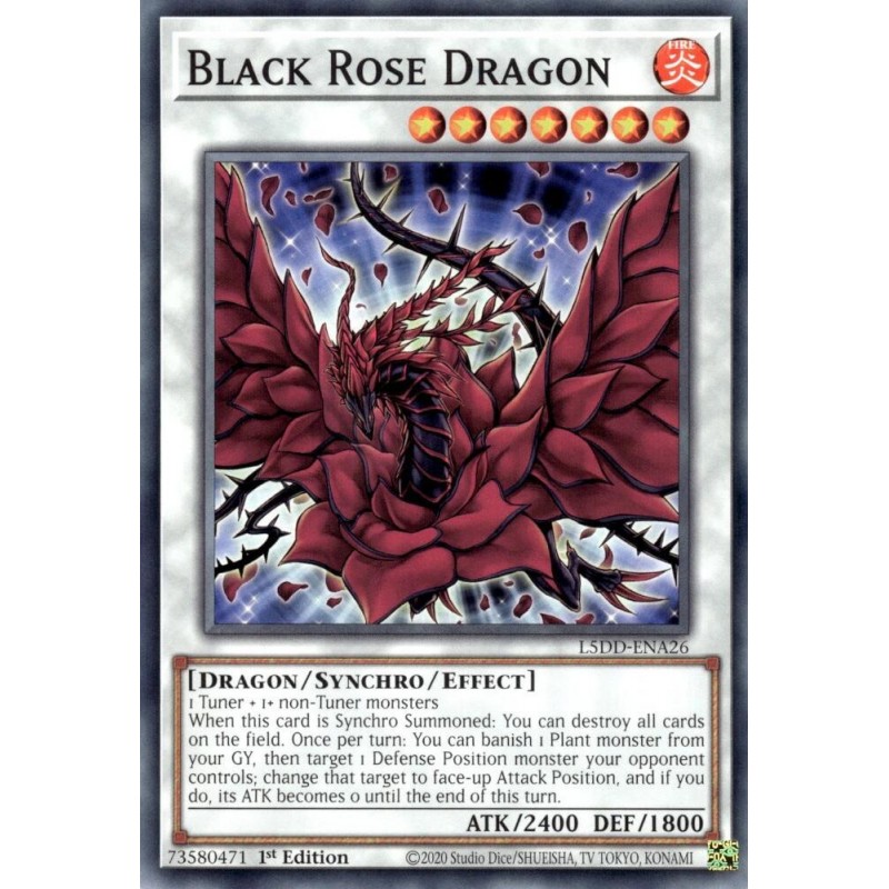 Legendary 5D's Decks - Black Rose Dragon