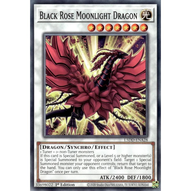 Legendary 5D's Decks - Black Rose Moonlight Dragon