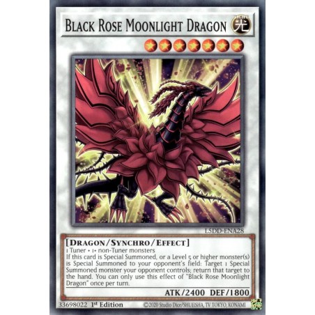 Legendary 5D's Decks - Black Rose Moonlight Dragon