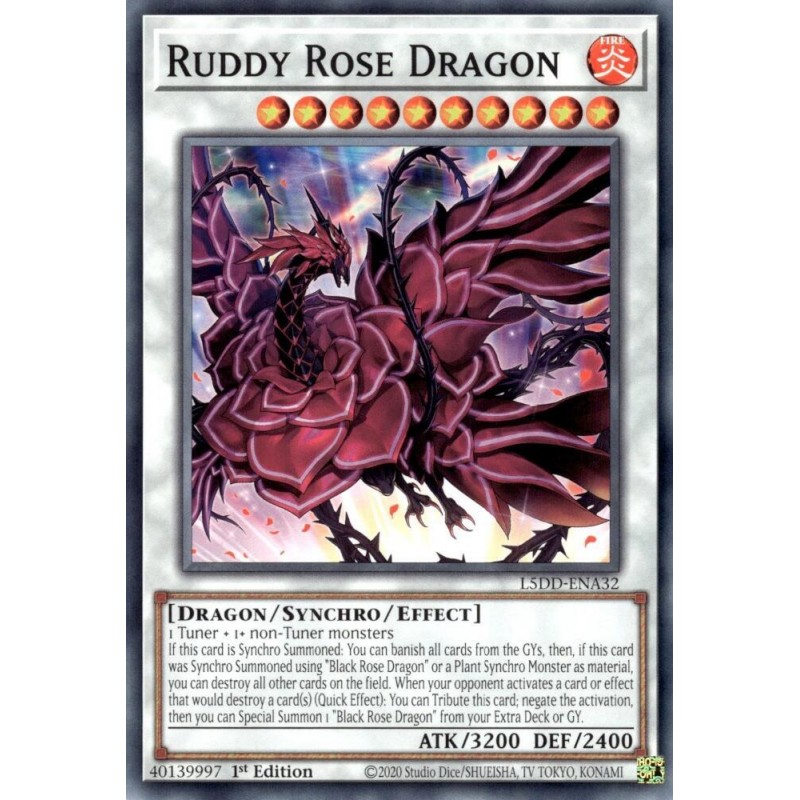 Legendary 5D's Decks - Ruddy Rose Dragon