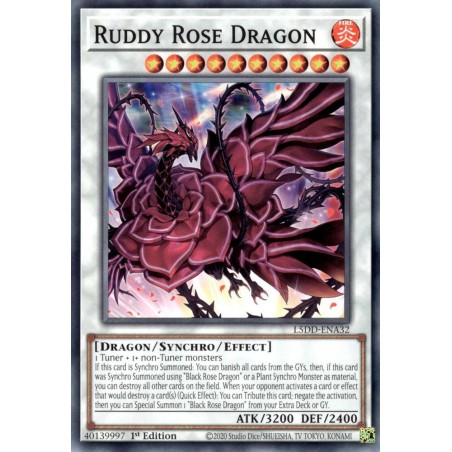 Legendary 5D's Decks - Ruddy Rose Dragon