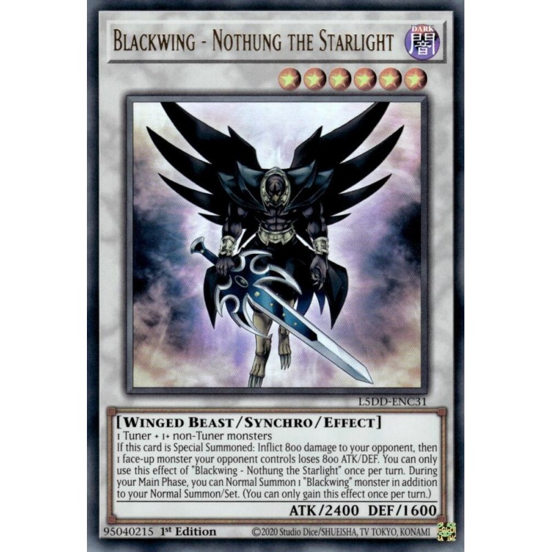 Legendary 5D's Decks - Blackwing - Nothung the Starlight