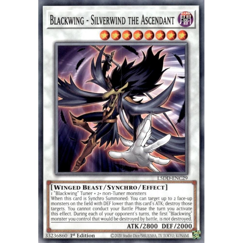 Legendary 5D's Decks - Blackwing - Silverwind the Ascendant