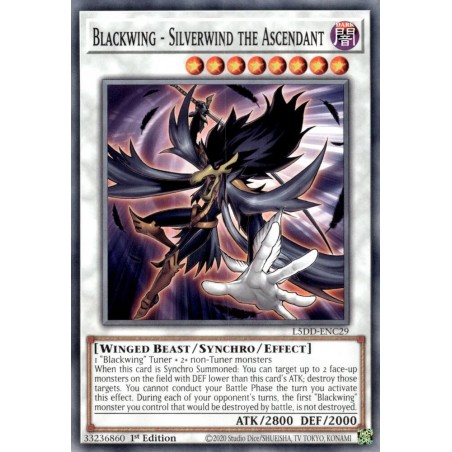 Legendary 5D's Decks - Blackwing - Silverwind the Ascendant