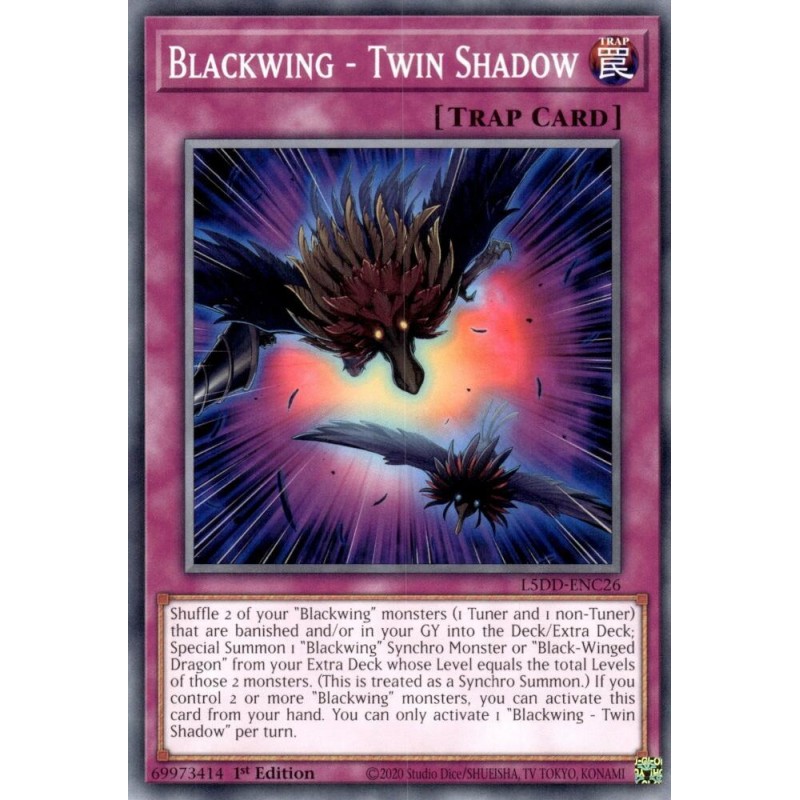 Legendary 5D's Decks - Blackwing - Twin Shadow