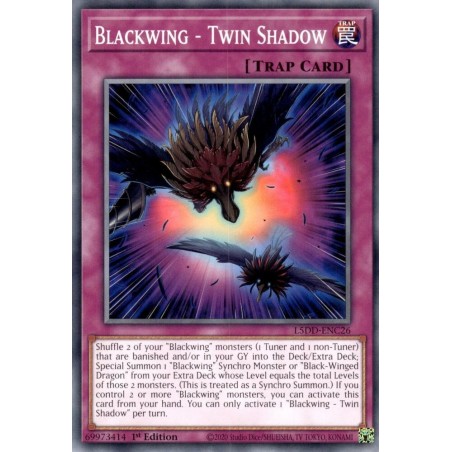 Legendary 5D's Decks - Blackwing - Twin Shadow