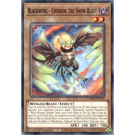 Legendary 5D's Decks - Blackwing - Chinook the Snow Blast