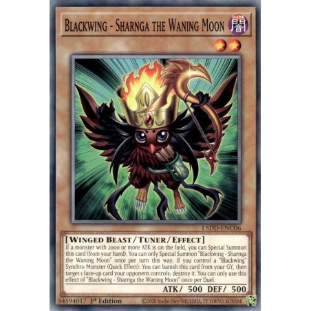 Legendary 5D's Decks - Blackwing - Sharnga the Waning Moon
