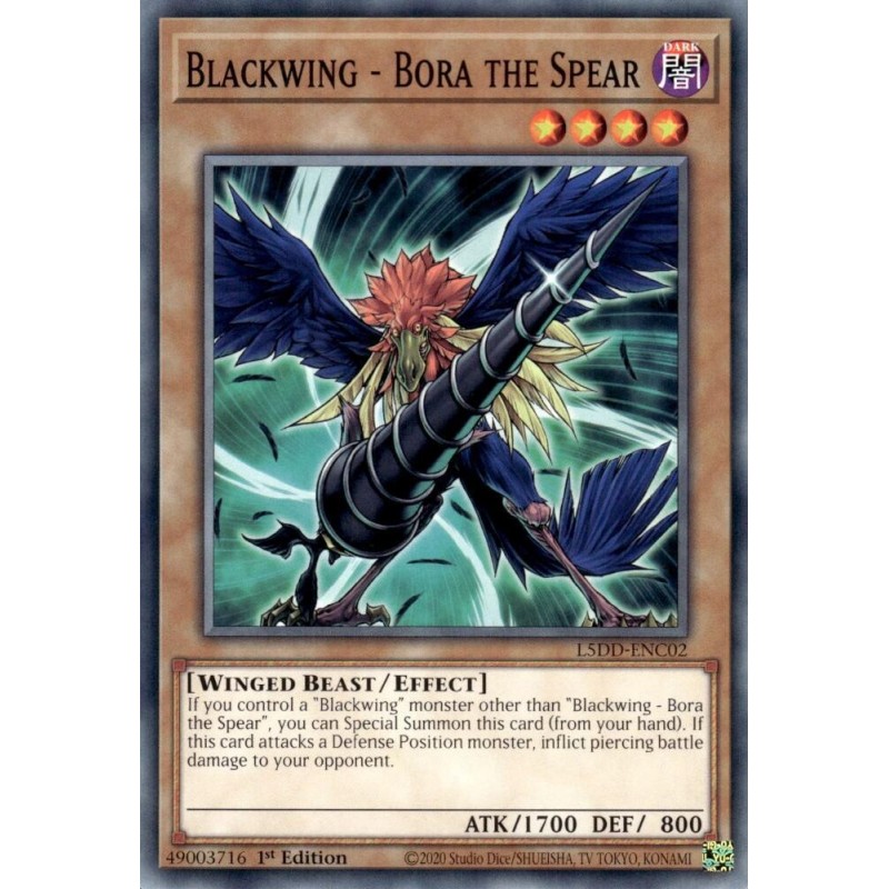Legendary 5D's Decks - Blackwing - Bora the Spear