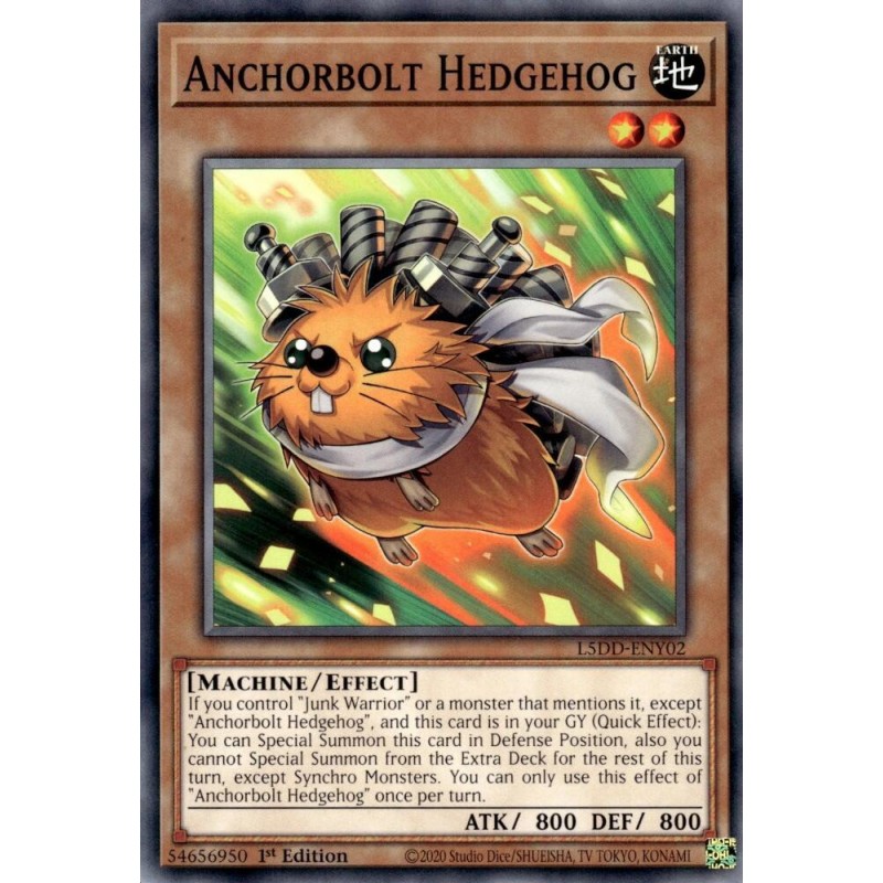 Legendary 5D's Decks - Anchorbolt Hedgehog